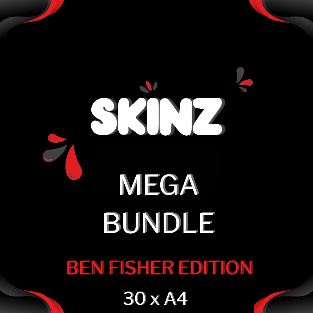A4 - 8.27" x 11.69" - Skinz™ x Ben Fisher - Pack of 30