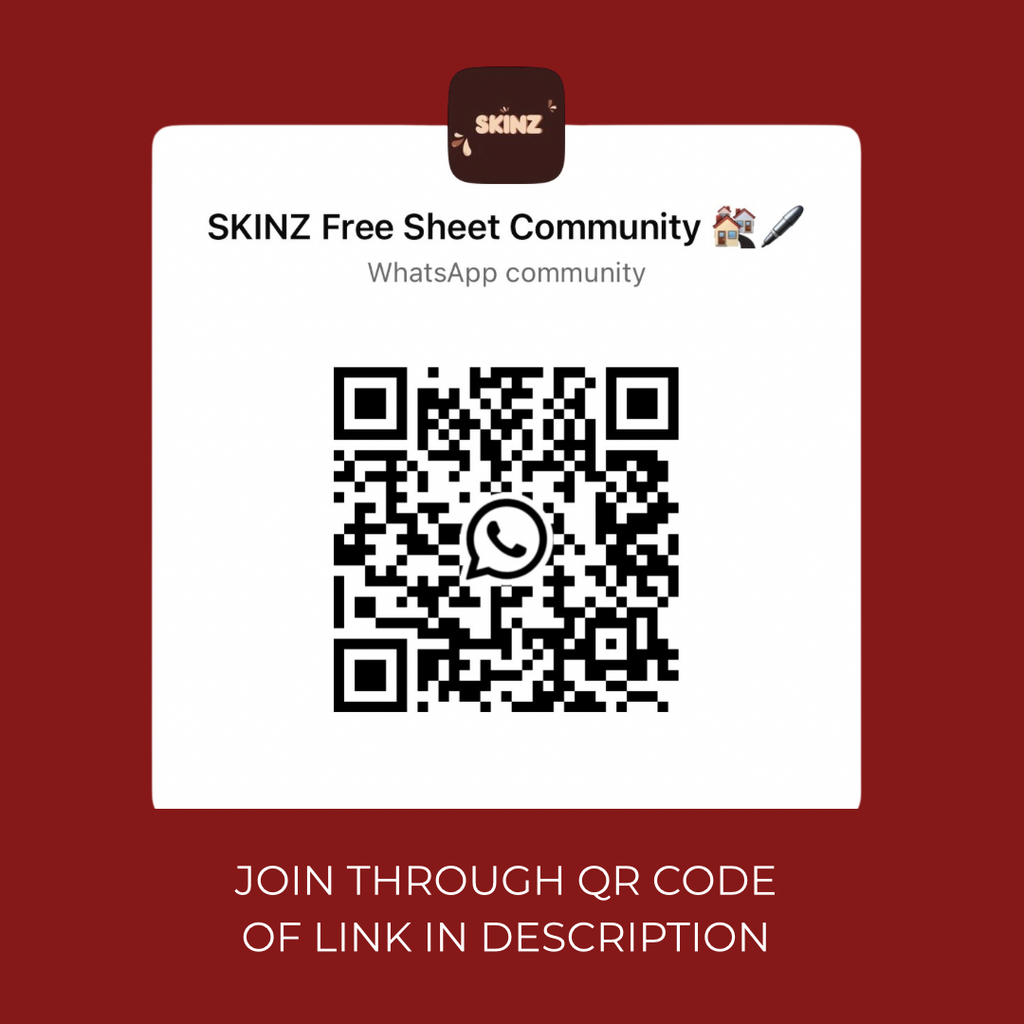 FREE SHEET | Enter The SKINZ Competition $300 | Link In Description