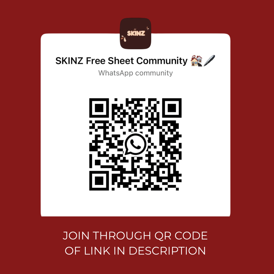 FREE SHEET | Enter The SKINZ Competition $300 | Link In Description