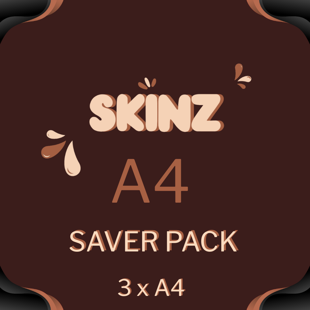 Tattoo Practice Skin | Size Medium A4 | Pack of 3