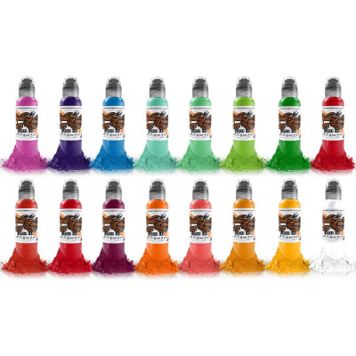 World Famous Ink - Master Mike Asian Colour Complete Set - 16x30ml